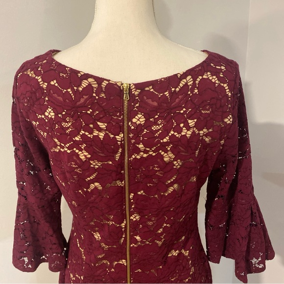 Danny and Nicole Lace Sheath Dress - Picture 8 of 12